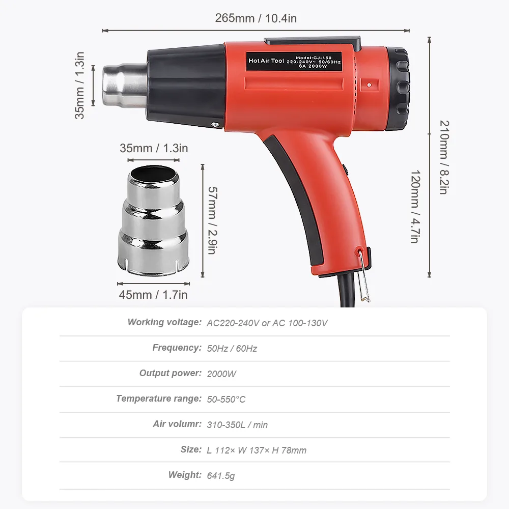 CJ-150 Hot Air Gun 6