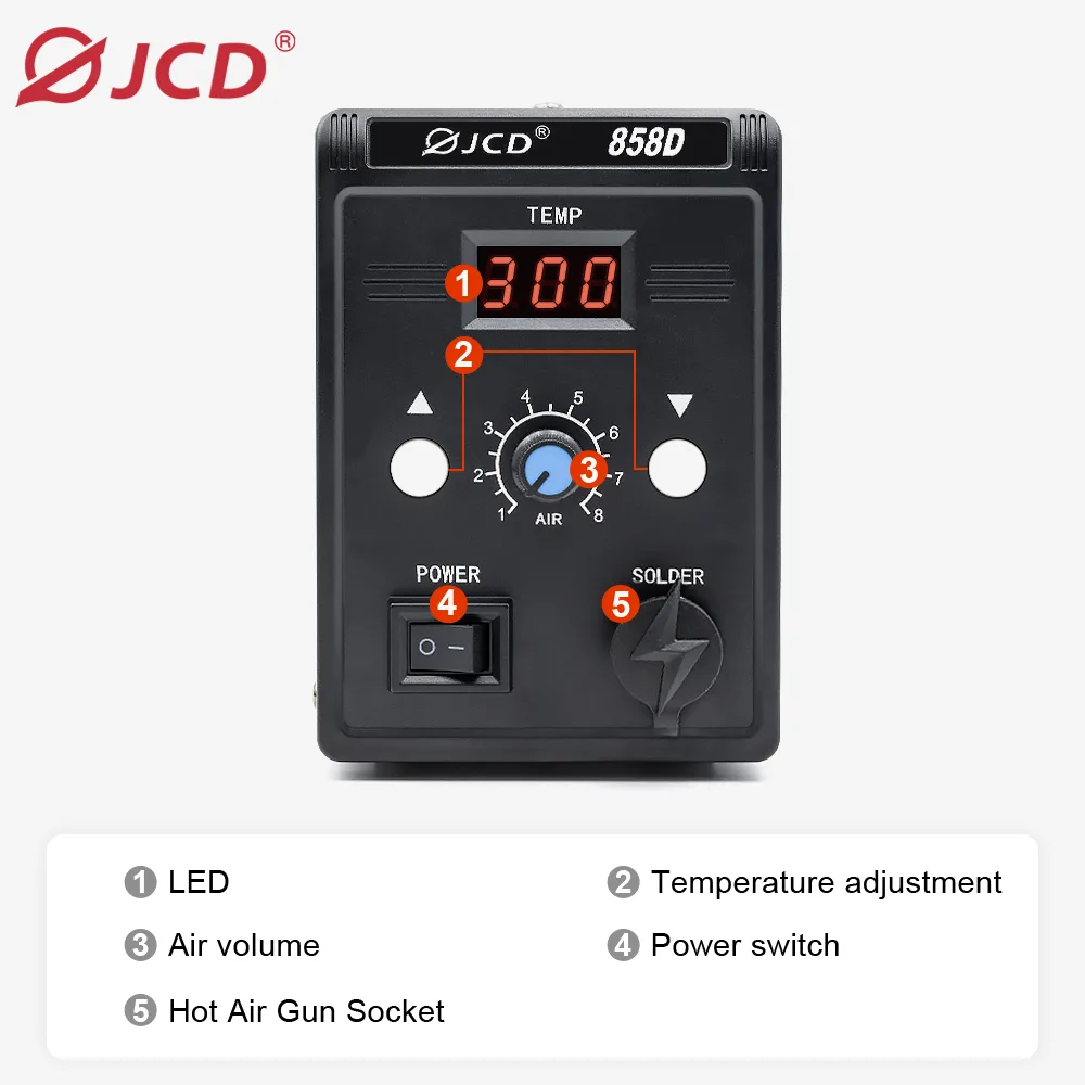 858D-B Hot Air Gun 3