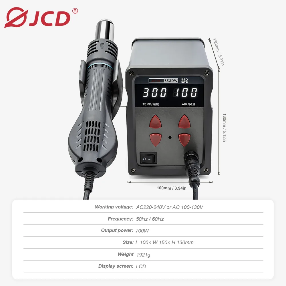 858DW Hot Air Gun 4