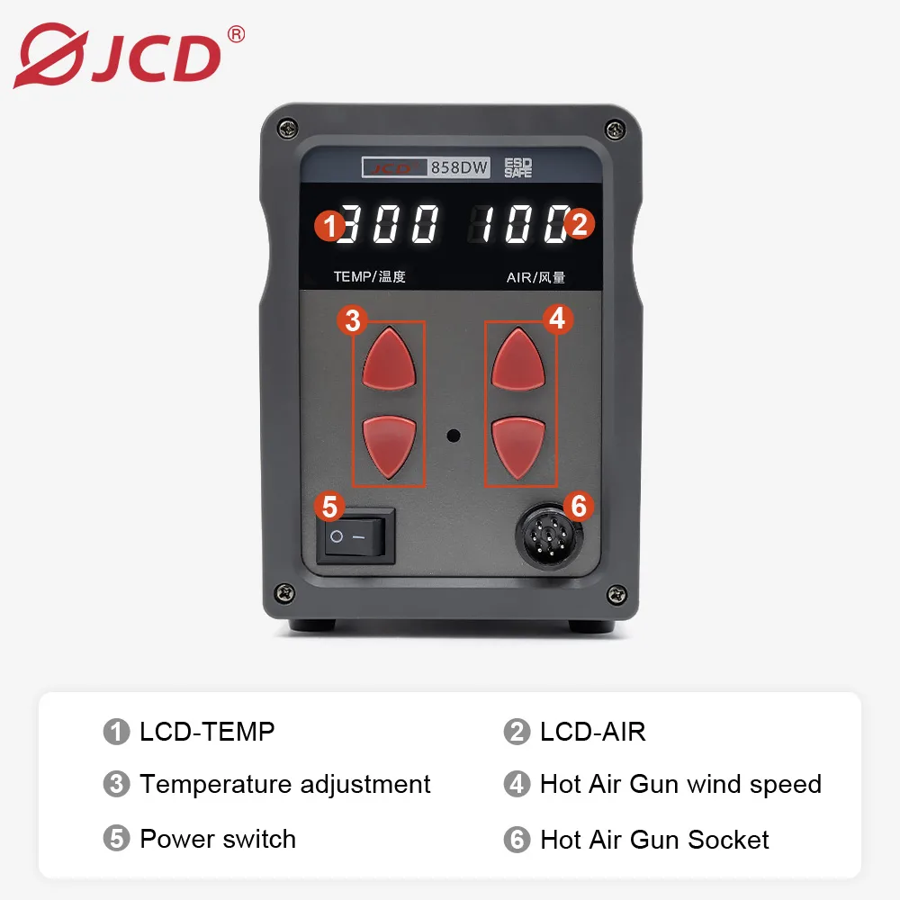 858DW Hot Air Gun 3